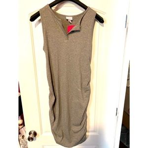 Maternity gray dress